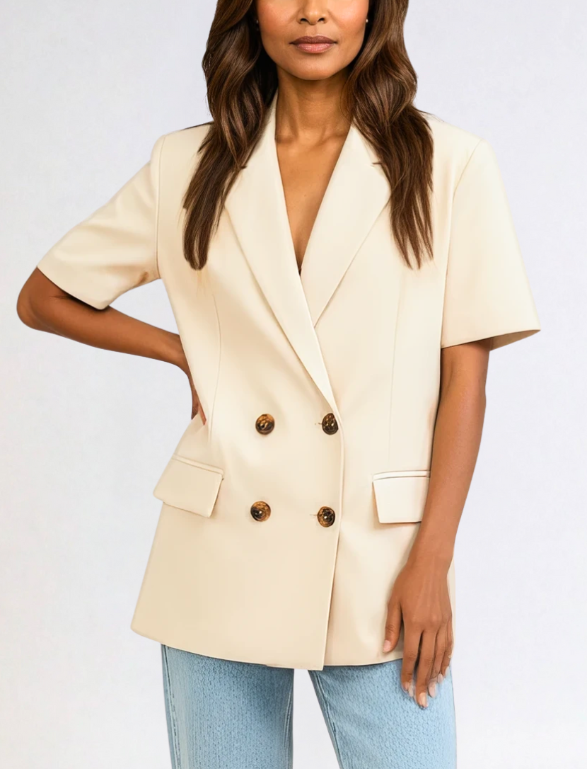 Be Loved Blazer - Faux Leather