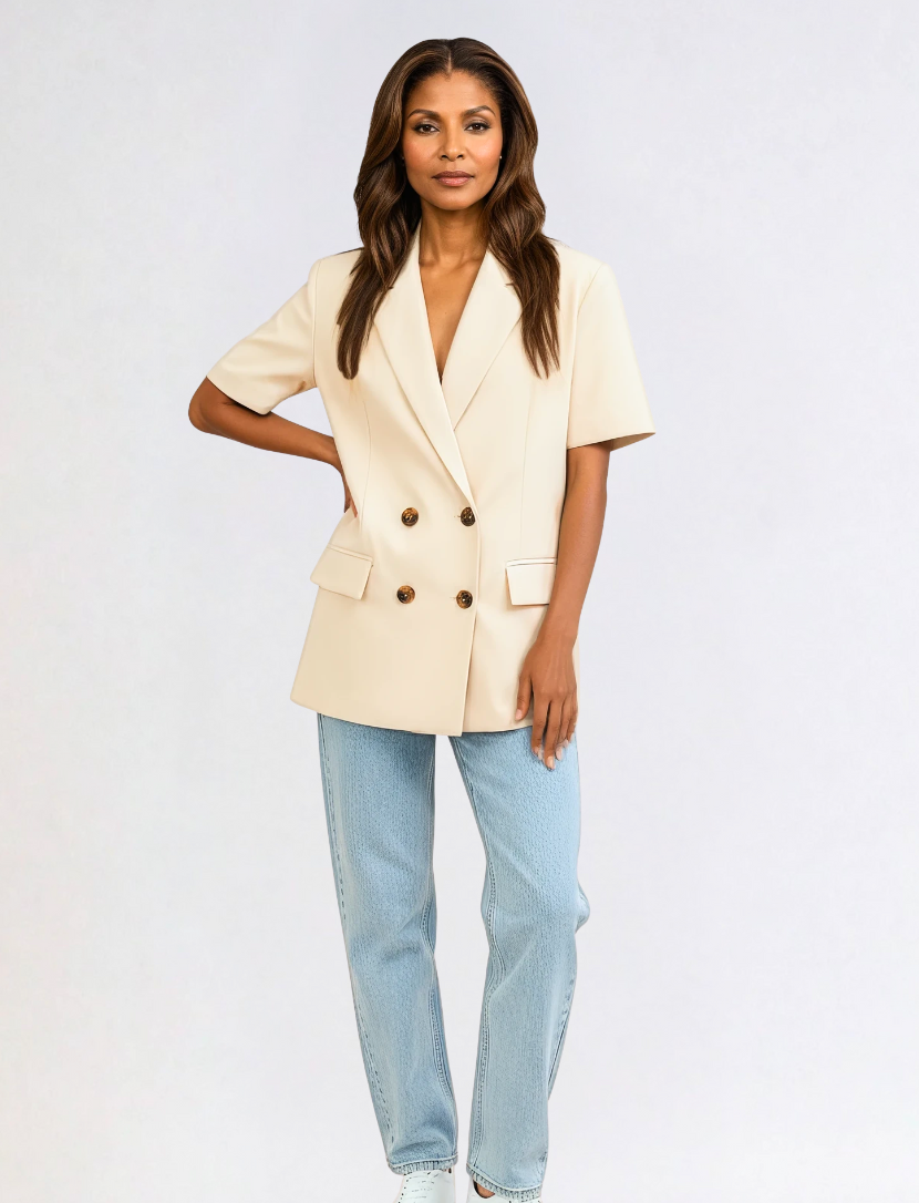 Be Loved Blazer - Faux Leather