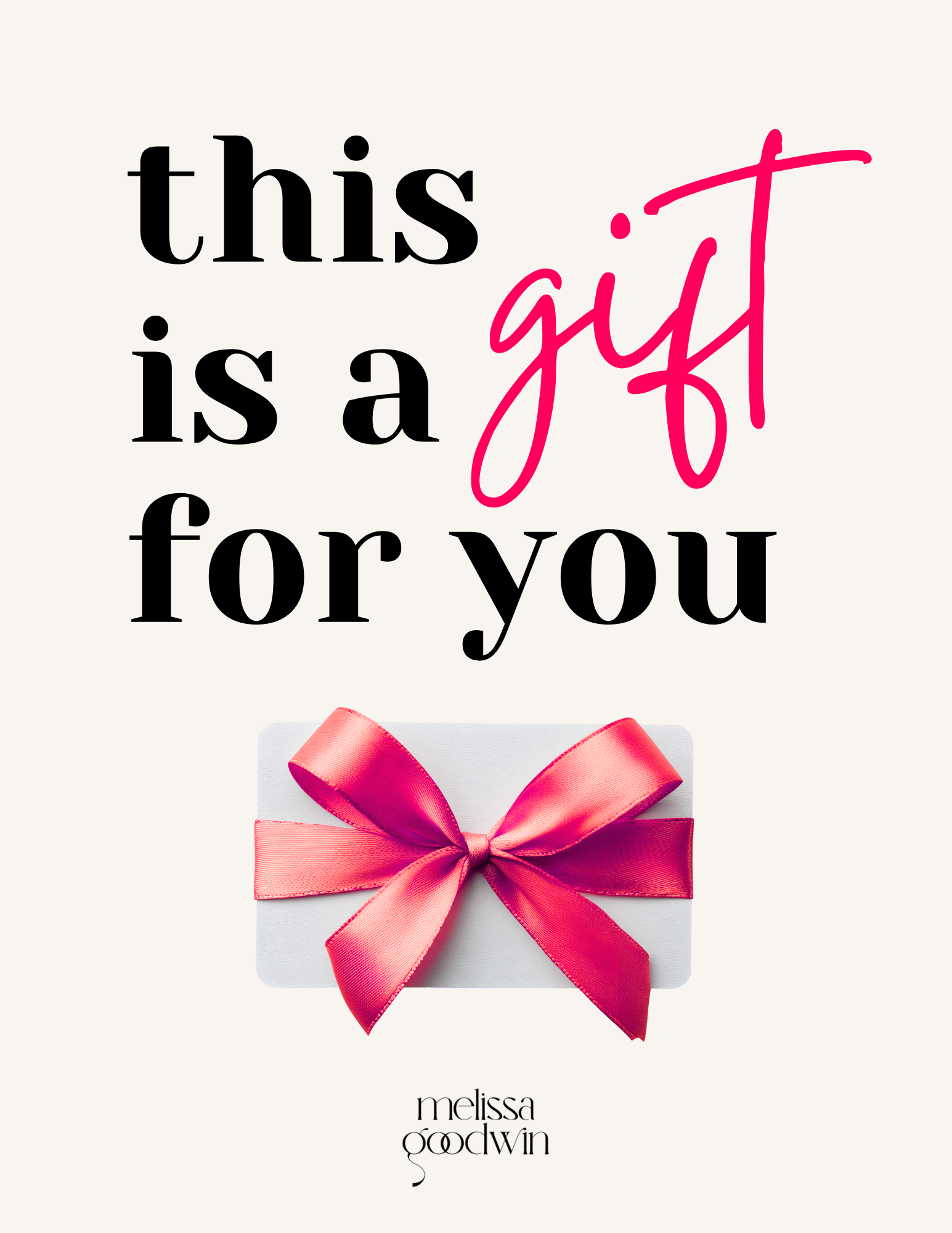 Melissa Goodwin Gift Cards